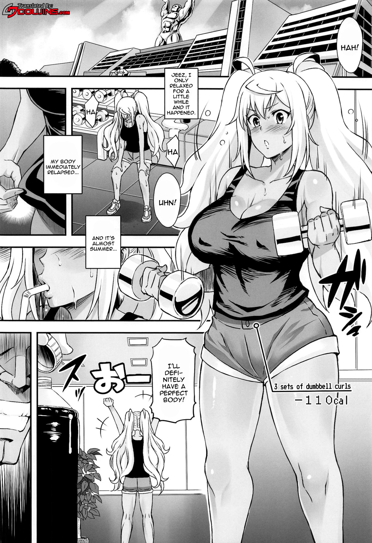 Hentai Manga Comic-Sweaty Training With Hibiki-Read-3